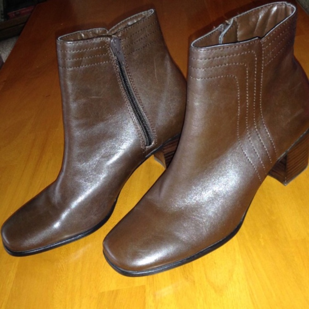 Leather Ankle Boots